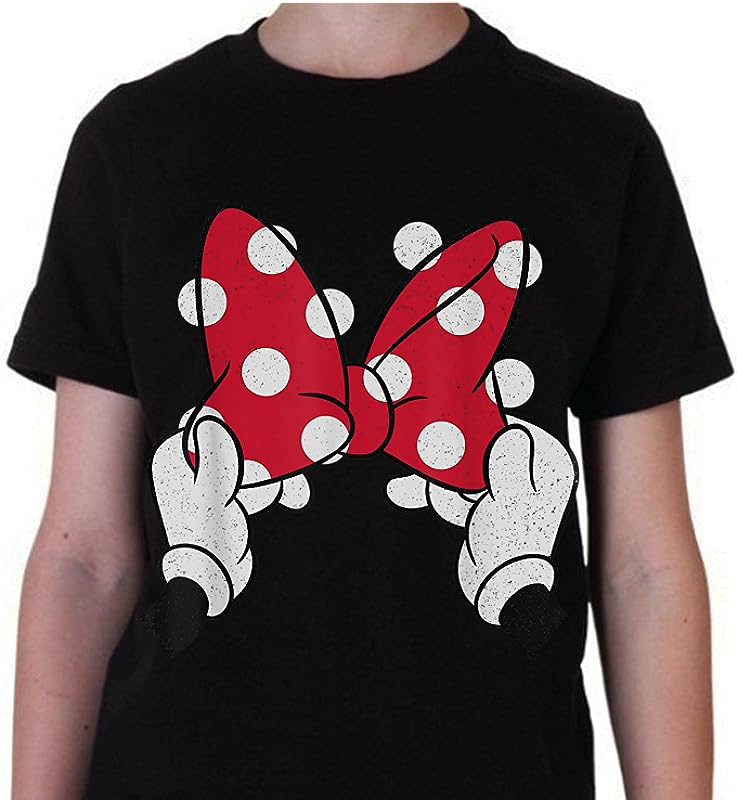 Disney Minnie Mouse Red Polka Dot Bow T-Shirt – Kids’ Clothing for Fun & Style