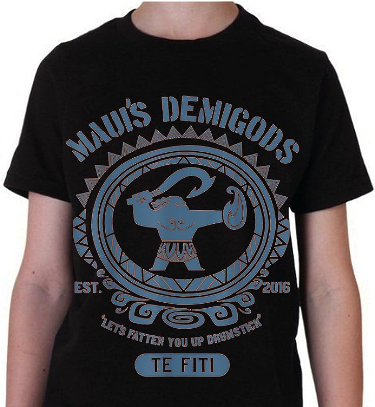 Disney Moana Maui’s Demigod Graphic T-Shirts: Comfort & Style for Kids & Adults