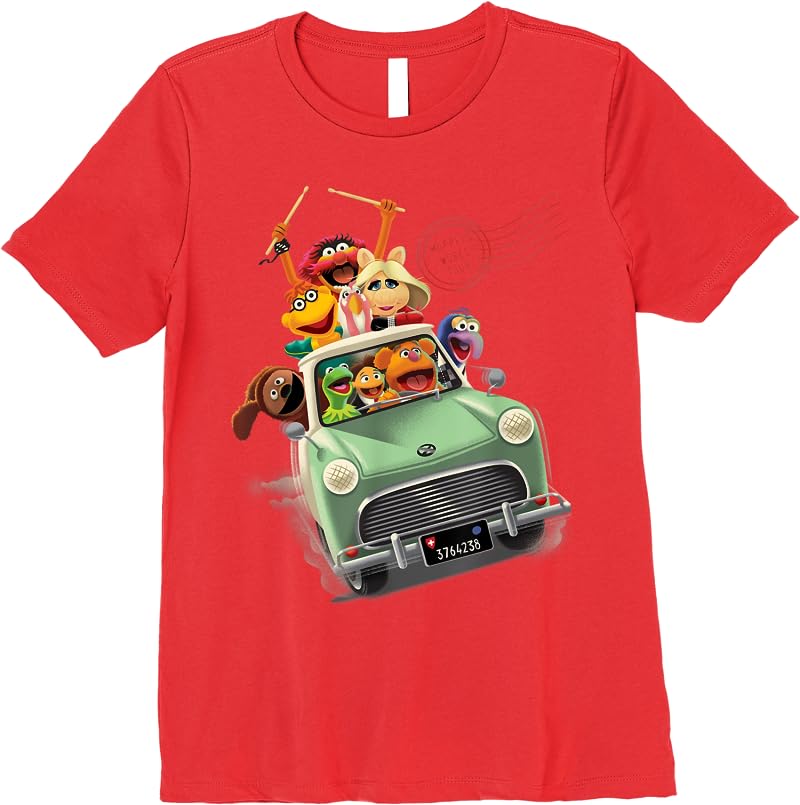 Disney Muppet Babies Trip Group T Shirts Red Disney Muppet Babies Trip Group T Shirts Red