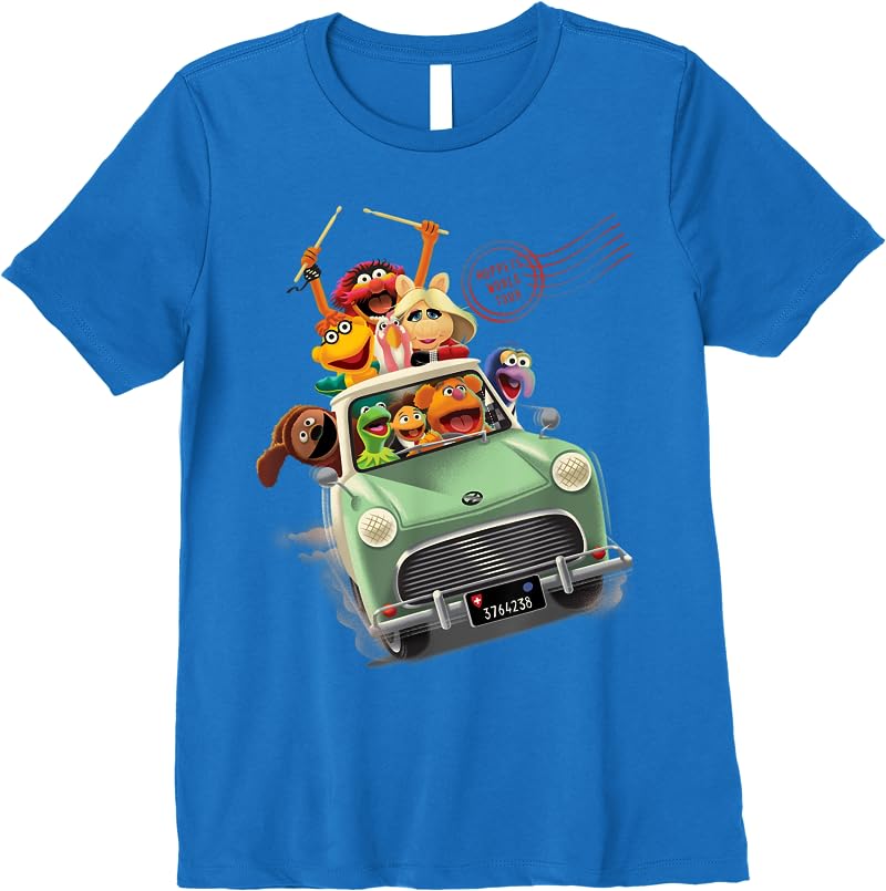 Disney Muppet Babies Trip Group T Shirts Royal Blue Disney Muppet Babies Trip Group T Shirts Royal Blue