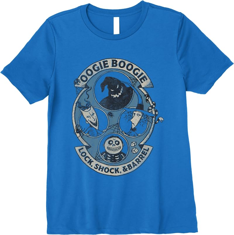 Disney Nightmare Before Christmas Group Shot Villain Cast T Shirts Royal Blue Disney Nightmare Before Christmas Group Shot Villain Cast T Shirts Royal Blue