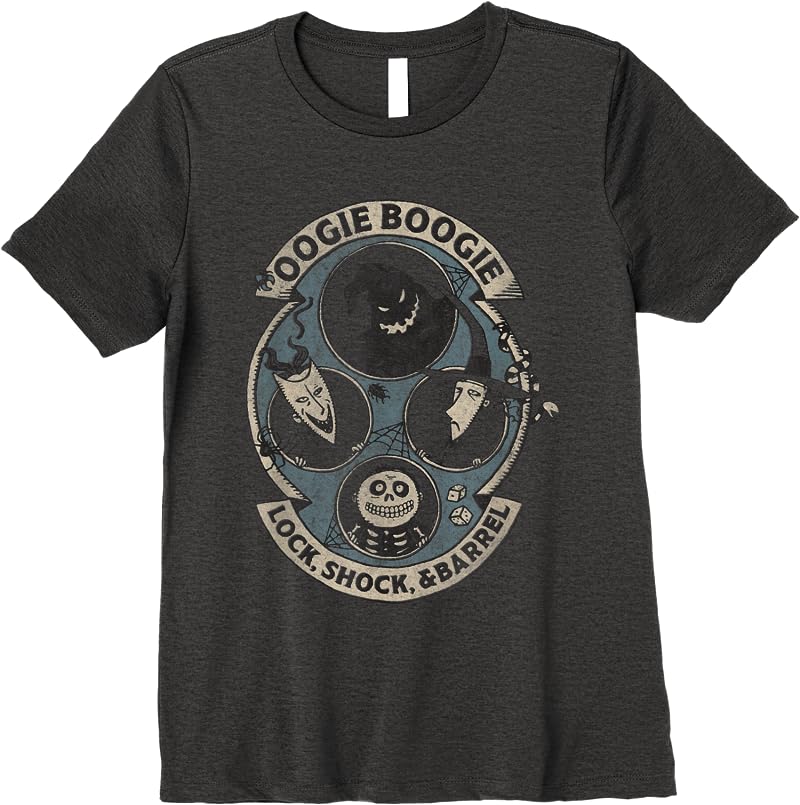 Disney Nightmare Before Christmas Group Shot Villain Cast T Shirts Dark Heather Disney Nightmare Before Christmas Group Shot Villain Cast T Shirts Dark Heather