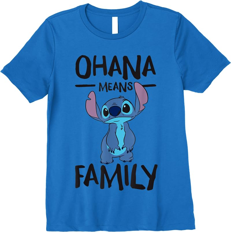 Disney Ohana Means Family Stitch T Shirts Royal Blue Disney Ohana Means Family Stitch T Shirts Royal Blue