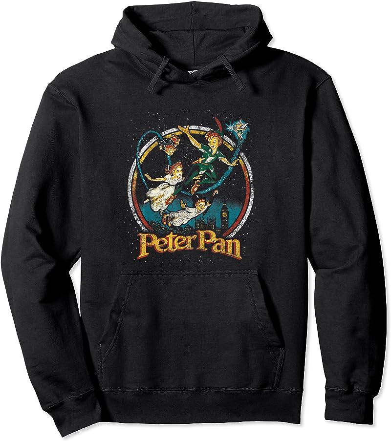 Disney Peter Pan London Flying Graphic T-Shirts – Perfect for Kids & Adults!