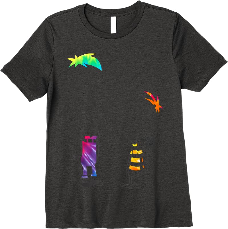 Disney Phineas And Ferb Boys Of Tie Dye T Shirts Dark Heather