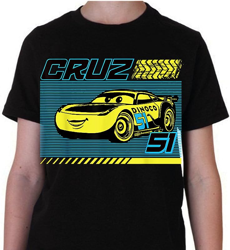 Disney Pixar Cars Dinoco Cruz Ramirez T-Shirts: Fun, Colorful Designs for Kids & Adults