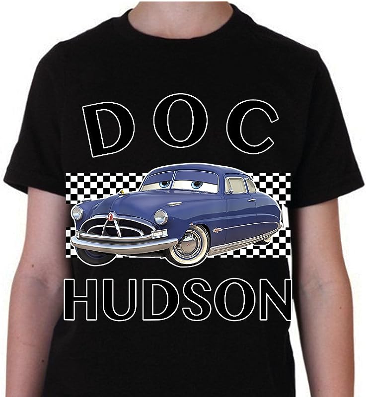Disney Pixar Cars Doc Hudson Graphic T-Shirt: Fun Design for Kids & Adults Disney Pixar Cars Doc Hudson Graphic T-Shirt: Fun Design for Kids & Adults