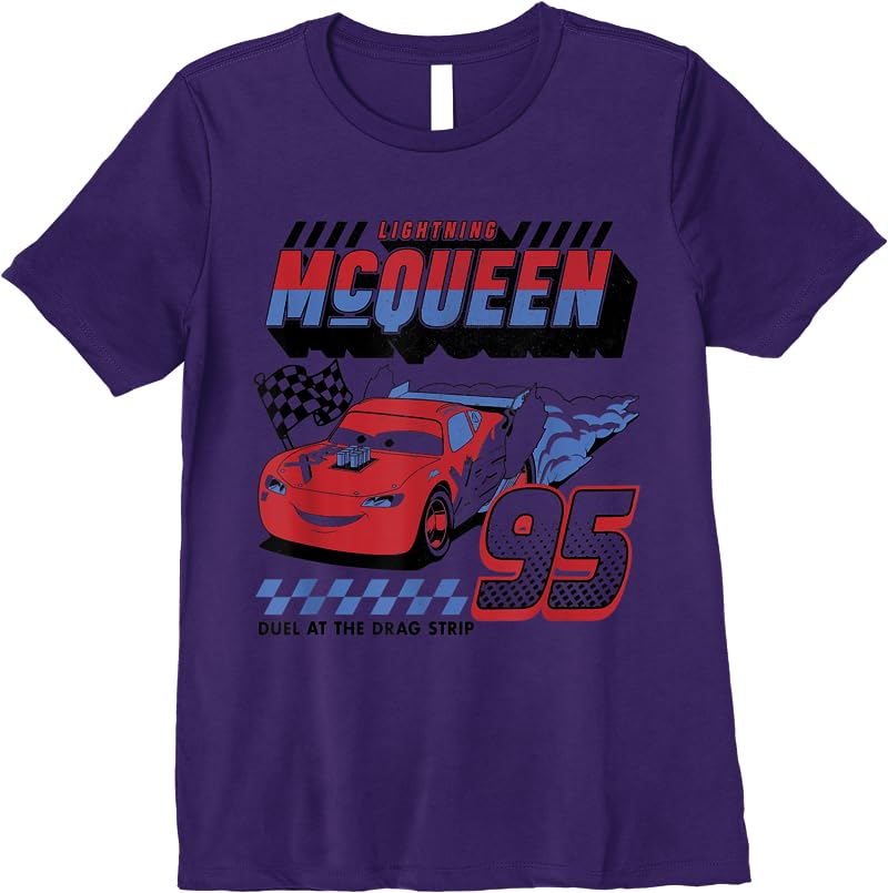 Disney Pixar Cars Lightning Mcqueen Americana Car Race T Shirts Purple Disney Pixar Cars Lightning Mcqueen Americana Car Race T Shirts Purple