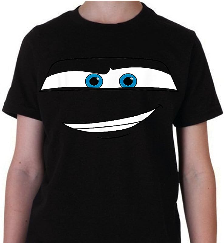 Disney Pixar Cars Lightning McQueen Big Face Short Sleeve T-Shirt – Kids’ Clothing for Fun & Comfort