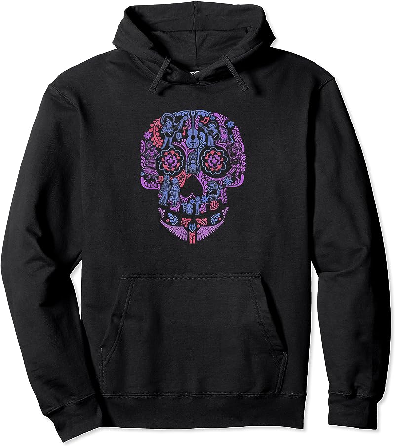 Disney Pixar Coco Floral Skull Story T-Shirts: Fun Graphic Tees for Kids & Adults