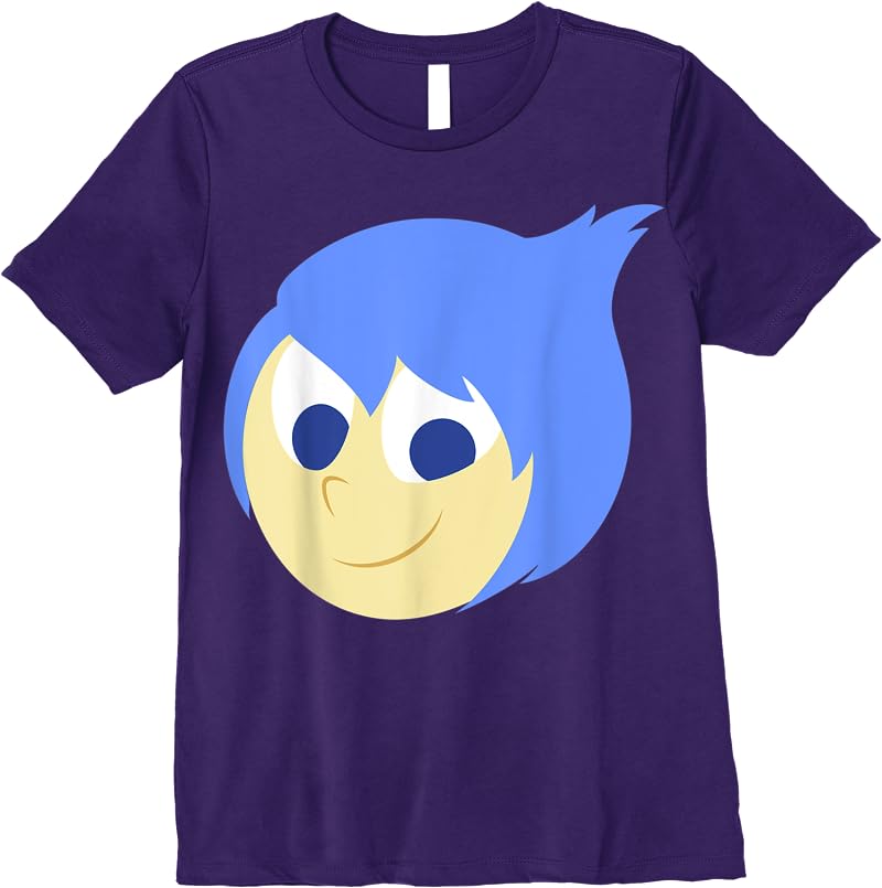 Disney Pixar Inside Out Joy Face Halloween T Shirts Purple