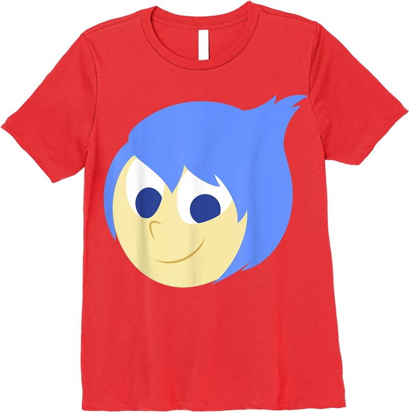 Disney Pixar Inside Out Joy Face Halloween T Shirts Red