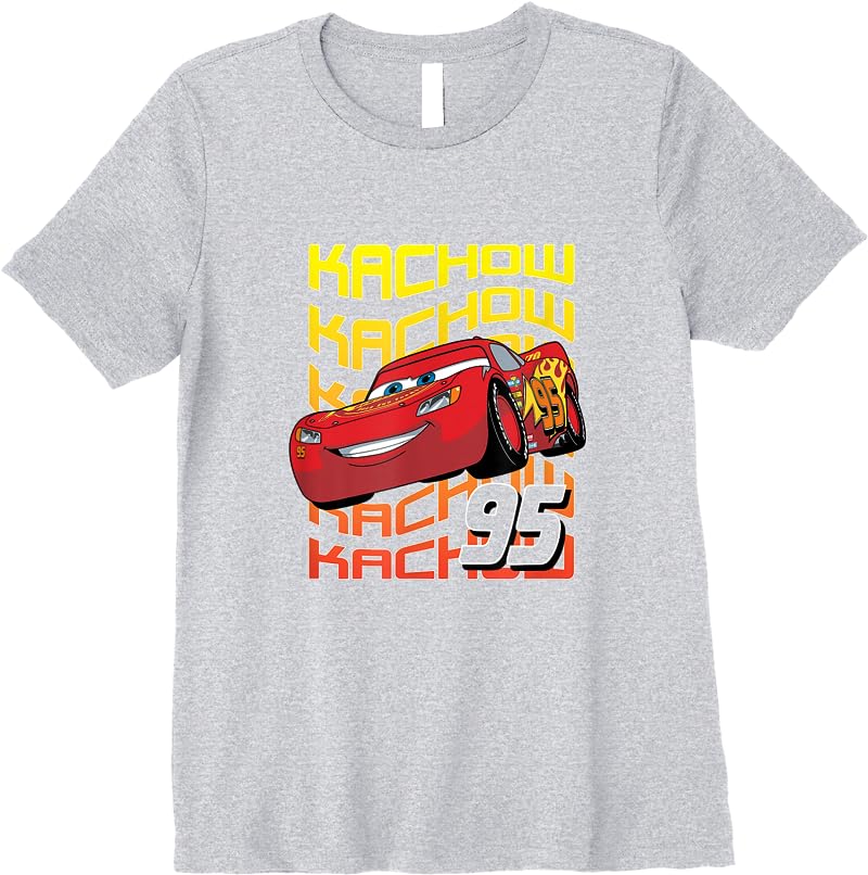 Disney Pixar - Kachow 95 T Shirts Sport Grey