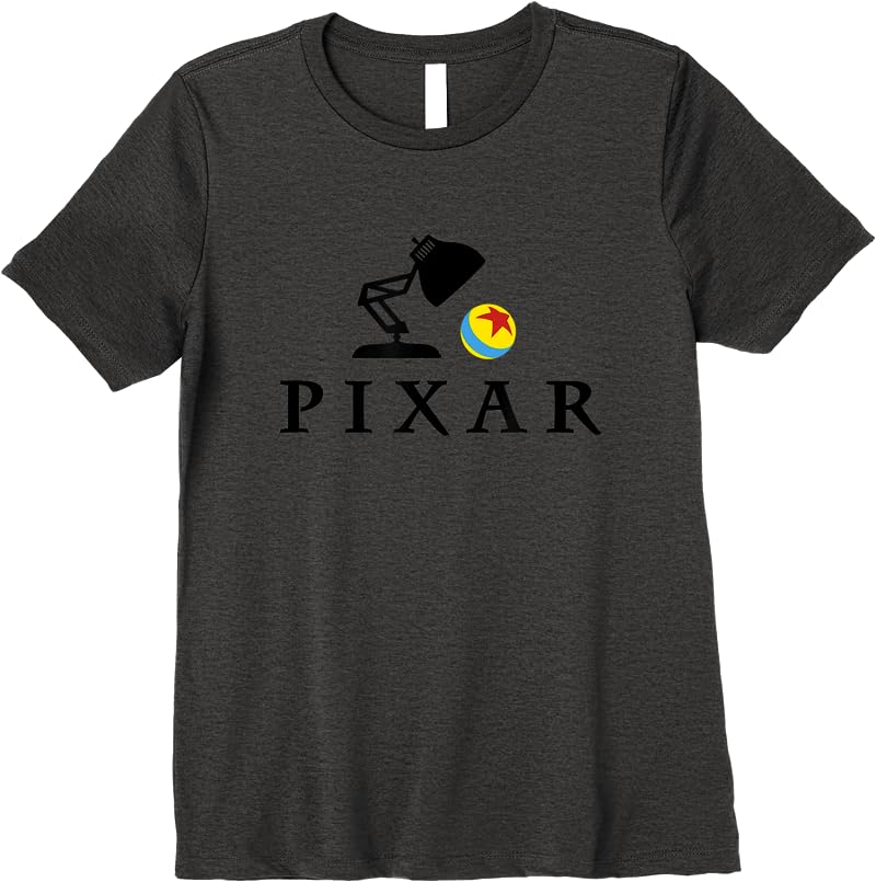 Disney Pixar Luxo Jr Ball Logo T Shirts Dark Heather Disney Pixar Luxo Jr Ball Logo T Shirts Dark Heather