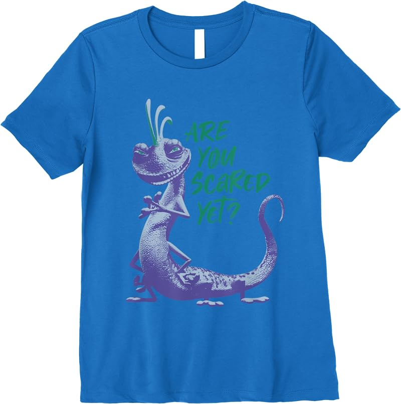 Disney Pixar Monsters Inc Randall Are You Scared Yet T Shirts Royal Blue