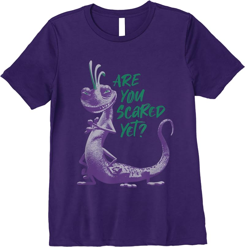 Disney Pixar Monsters Inc Randall Are You Scared Yet T Shirts Purple