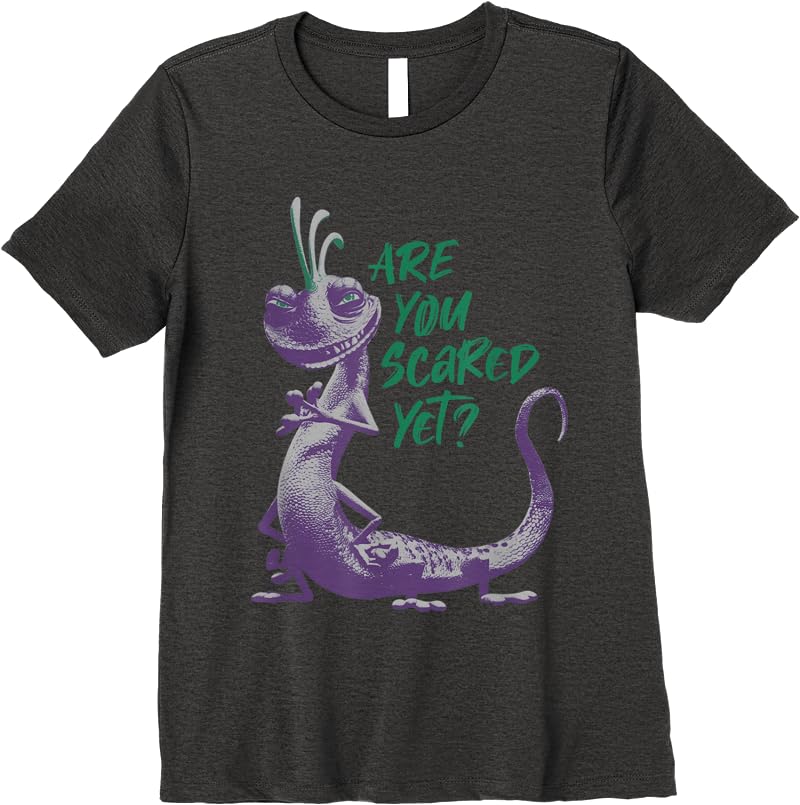 Disney Pixar Monsters Inc Randall Are You Scared Yet T Shirts Dark Heather
