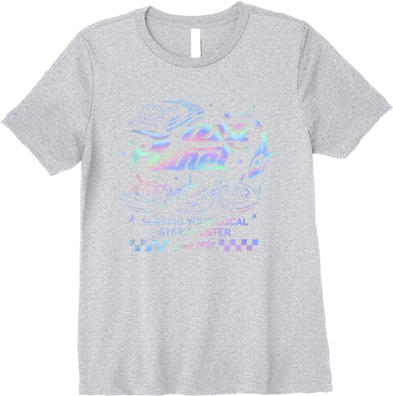 Disney Pixar Toy Story 3 Pizza Planet Aliens Hologram T Shirts Sport Grey Disney Pixar Toy Story 3 Pizza Planet Aliens Hologram T Shirts Sport Grey
