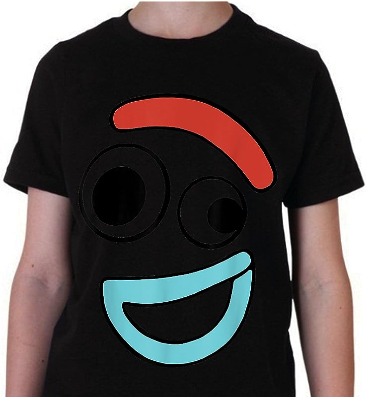 Disney Pixar Toy Story 4 Forky Large Happy Face T-Shirt – Perfect Gift for Kids Disney Pixar Toy Story 4 Forky Large Happy Face T-Shirt – Perfect Gift for Kids