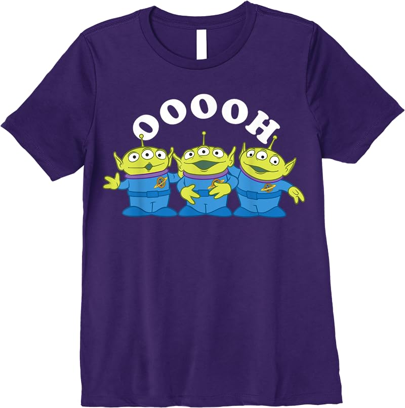Disney Pixar Toy Story Ooohhh Alien Trio Portrait T Shirts Purple Disney Pixar Toy Story Ooohhh Alien Trio Portrait T Shirts Purple