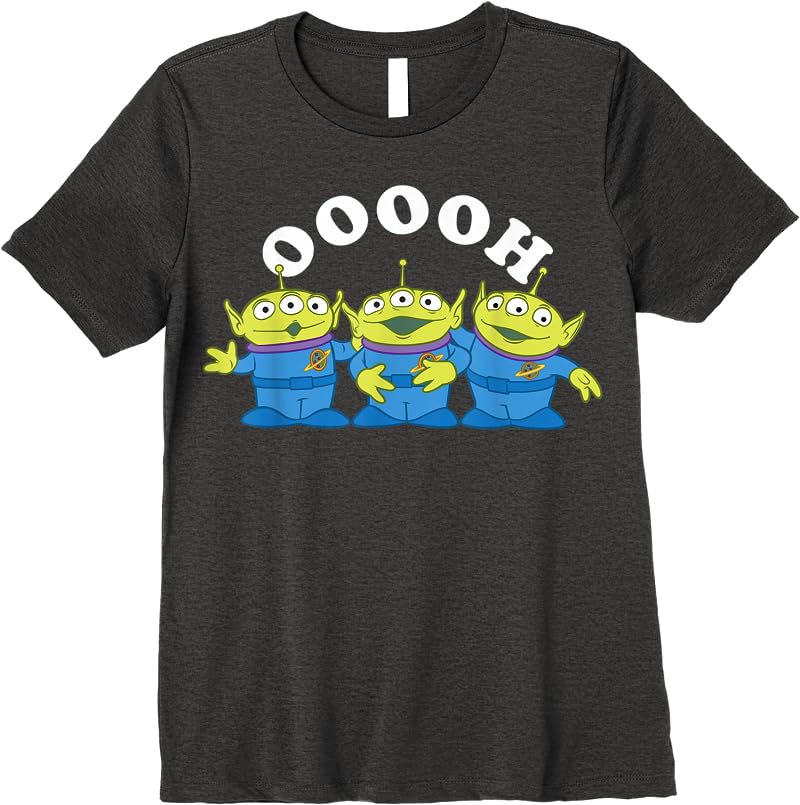 Disney Pixar Toy Story Ooohhh Alien Trio Portrait T Shirts Dark Heather Disney Pixar Toy Story Ooohhh Alien Trio Portrait T Shirts Dark Heather