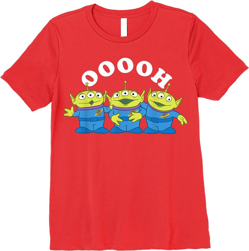 Disney Pixar Toy Story Ooohhh Alien Trio Portrait T Shirts Red Disney Pixar Toy Story Ooohhh Alien Trio Portrait T Shirts Red
