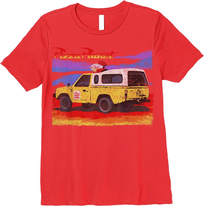 Disney Pixar Toy Story Pizza Planet Truck Distressed T Shirts Red Disney Pixar Toy Story Pizza Planet Truck Distressed T Shirts Red