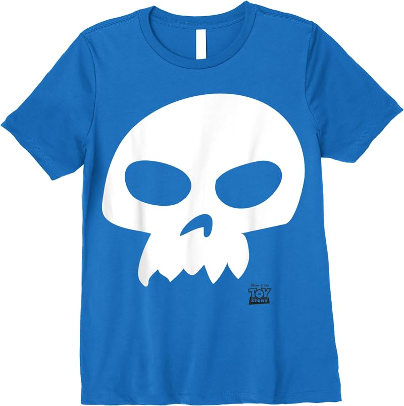 Disney Pixar Toy Story Sid Skull Costume Halloween T Shirts Royal Blue
