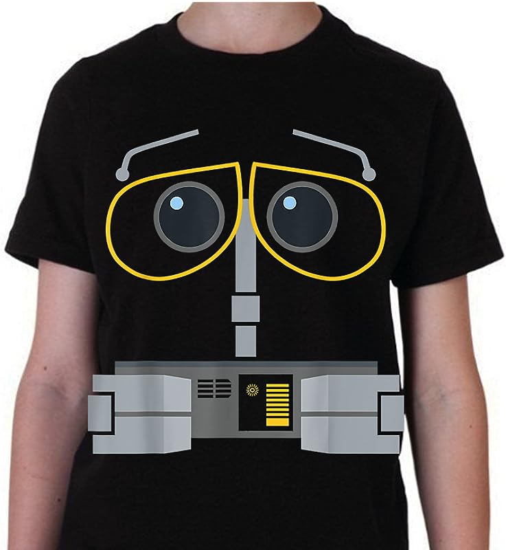 Disney Pixar Wall-e Big Face T-Shirts – Fun Graphic Tee for Kids and Adults
