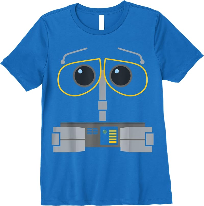 Disney Pixar Wall-e Big Face T Shirts Royal Blue