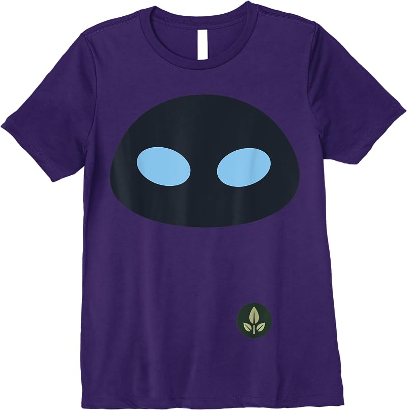 Disney Pixar Wall-e Eve Face Halloween T Shirts Purple