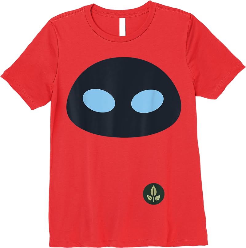 Disney Pixar Wall-e Eve Face Halloween T Shirts Red