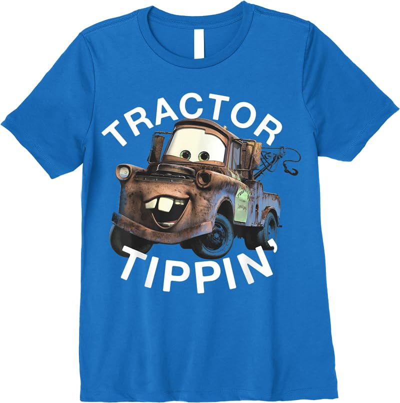 Disney Pixars Cars 3 Mater Tractor Tippin Graphic T Shirts Royal Blue Disney Pixars Cars 3 Mater Tractor Tippin Graphic T Shirts Royal Blue