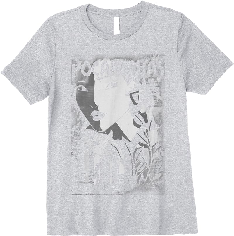 Disney Pocahontas Dark Portrait Poster T Shirts Sport Grey Disney Pocahontas Dark Portrait Poster T Shirts Sport Grey