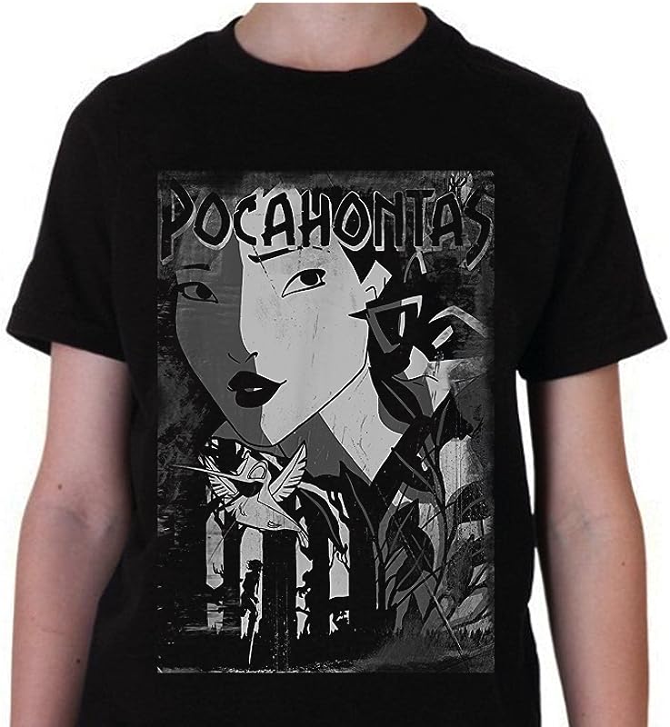 Disney Pocahontas Dark Portrait T-Shirt: High-Quality Graphic Tee for Fans Disney Pocahontas Dark Portrait T-Shirt: High-Quality Graphic Tee for Fans