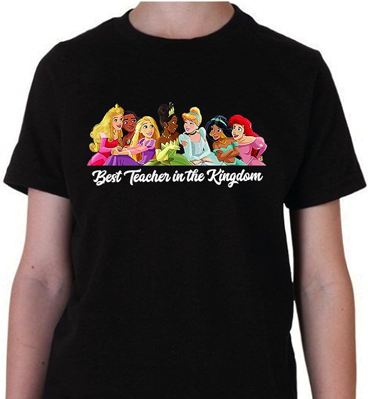 Disney Princess “Best Teacher In The Kingdom” T-Shirts – Perfect Gift for Kids! Disney Princess “Best Teacher In The Kingdom” T-Shirts – Perfect Gift for Kids!