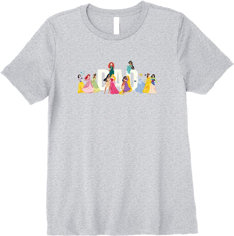 Disney Princess Squad Dad Family Trip Vacation Reunion T Shirts Sport Grey Disney Princess Squad Dad Family Trip Vacation Reunion T Shirts Sport Grey