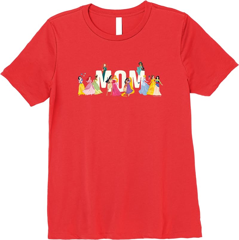 Disney Princess Squad Mom Family Trip Vacation Reunion T Shirts Red Disney Princess Squad Mom Family Trip Vacation Reunion T Shirts Red