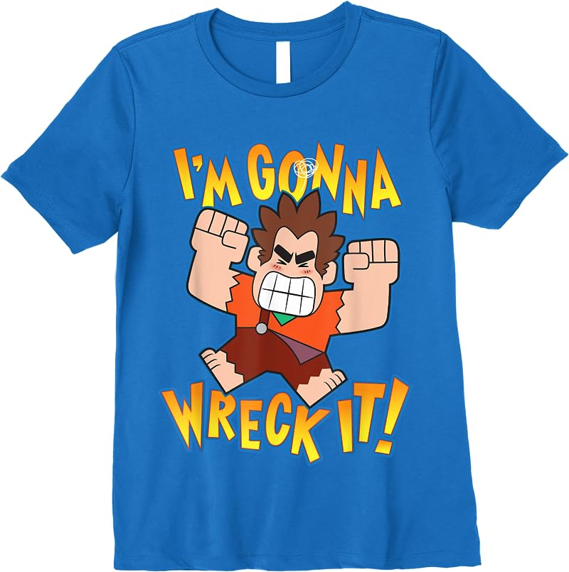 Disney Ralph Breaks The Internet Im Gonna Wreck It T Shirts Royal Blue Disney Ralph Breaks The Internet Im Gonna Wreck It T Shirts Royal Blue