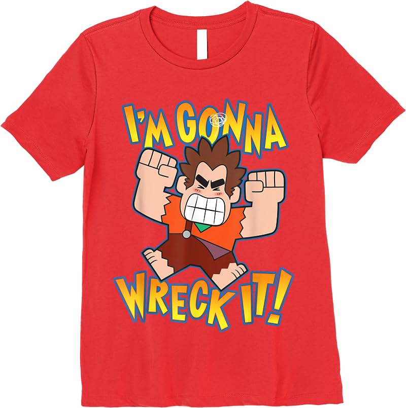 Disney Ralph Breaks The Internet Im Gonna Wreck It T Shirts Red Disney Ralph Breaks The Internet Im Gonna Wreck It T Shirts Red