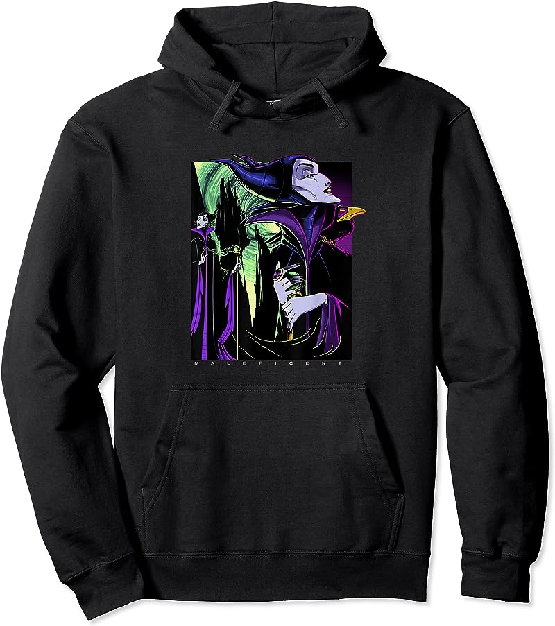 Disney Sleeping Beauty Maleficent T-Shirt: Large Side Portrait Design for Fans Disney Sleeping Beauty Maleficent T-Shirt: Large Side Portrait Design for Fans