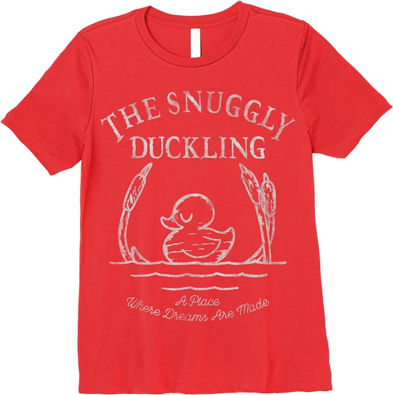 Disney Tangled Snuggly Duckling Logo T Shirts Red Disney Tangled Snuggly Duckling Logo T Shirts Red