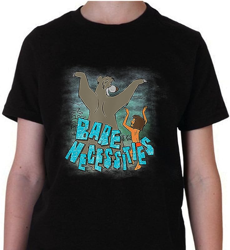 Disney The Jungle Book Mowgli Baloo T-Shirts: “Bare Necessities” Style for Kids & Adults Disney The Jungle Book Mowgli Baloo T-Shirts: “Bare Necessities” Style for Kids & Adults