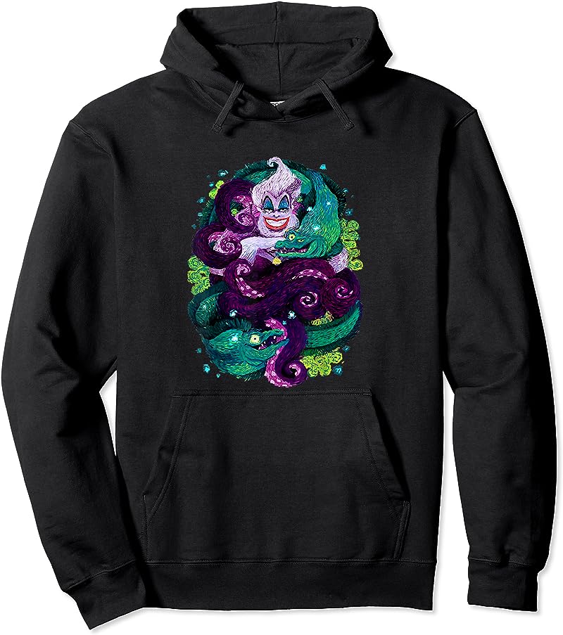 Disney The Little Mermaid Ursula Sea Witch Artwork Printed T-Shirts Disney The Little Mermaid Ursula Sea Witch Artwork Printed T-Shirts