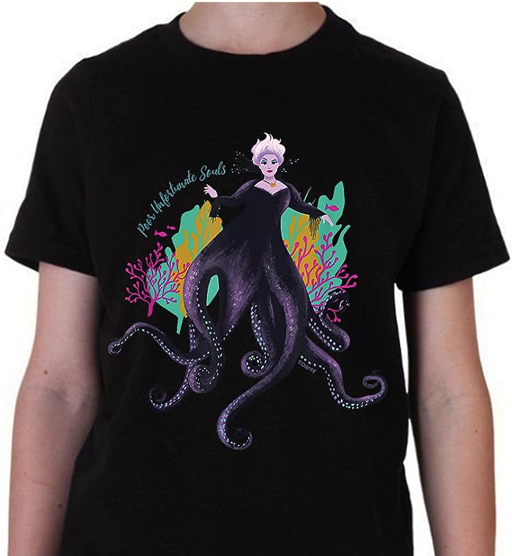 Disney The Little Mermaid Ursula “Unfortunate Souls” T-Shirt – Official Merchandise