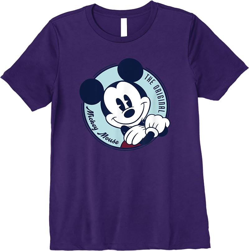 Disney The Original Mickey Mouse Retro Vintage T Shirts Purple Disney The Original Mickey Mouse Retro Vintage T Shirts Purple