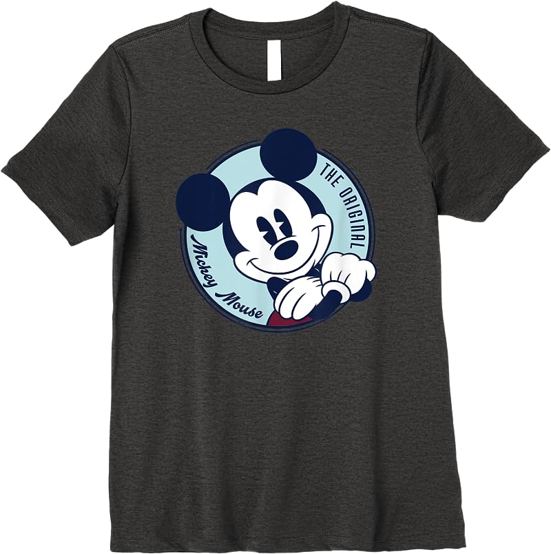 Disney The Original Mickey Mouse Retro Vintage T Shirts Dark Heather Disney The Original Mickey Mouse Retro Vintage T Shirts Dark Heather