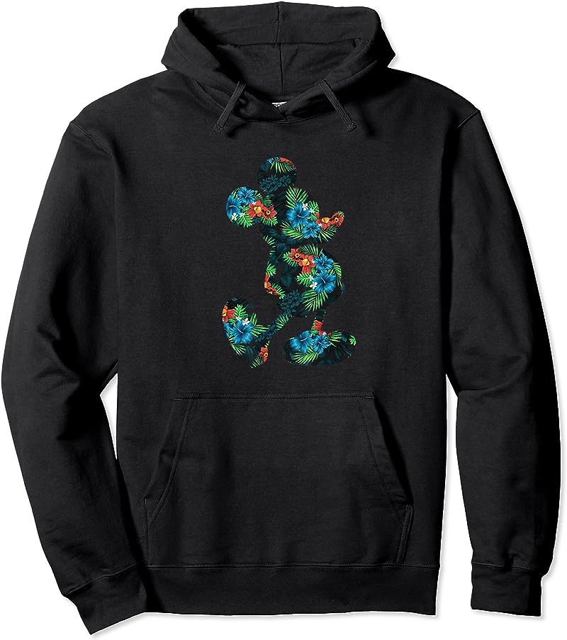 Disney Tropical Mickey Print T-Shirts – Bright Colors, Fun Design, Perfect for Summer!