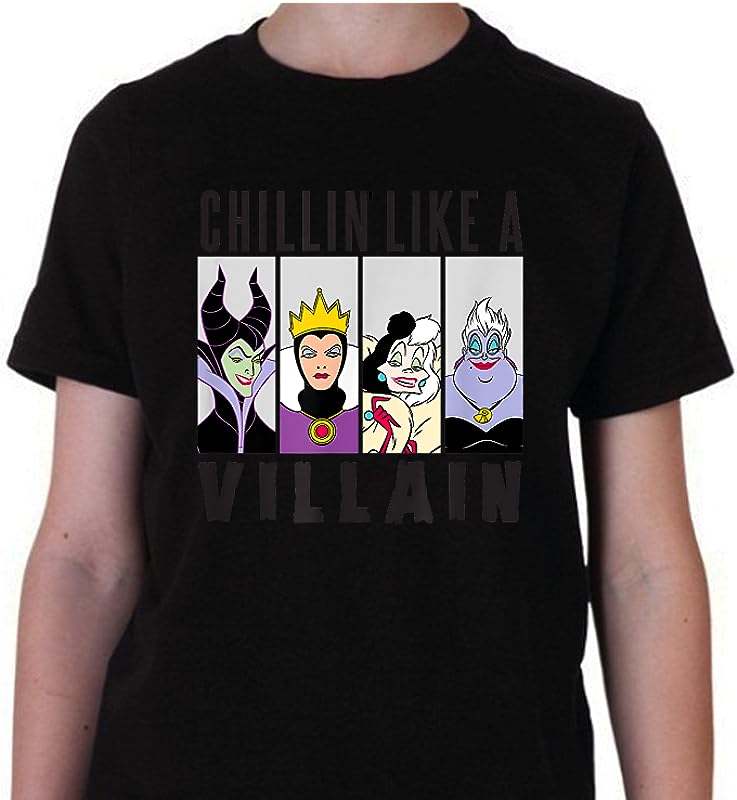 Disney Villain Ursula, Evil Queen, Cruella, Maleficent T-Shirts – Show Off Your Fave Villains!