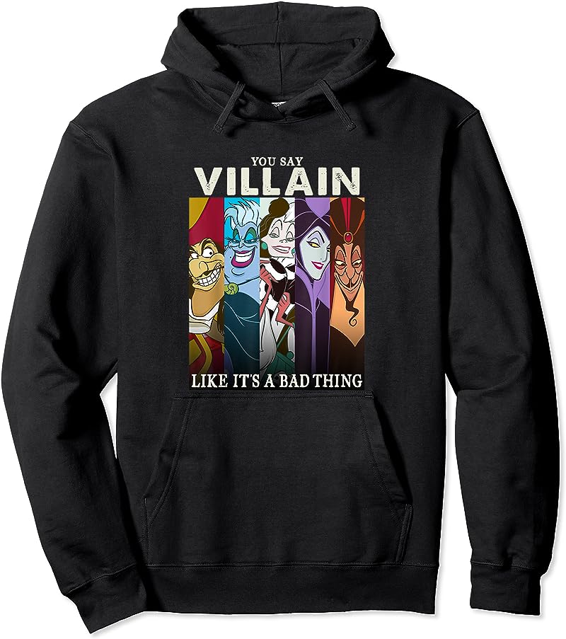 Disney Villains Humor Graphic T Shirts – Colorful Group Shot Design